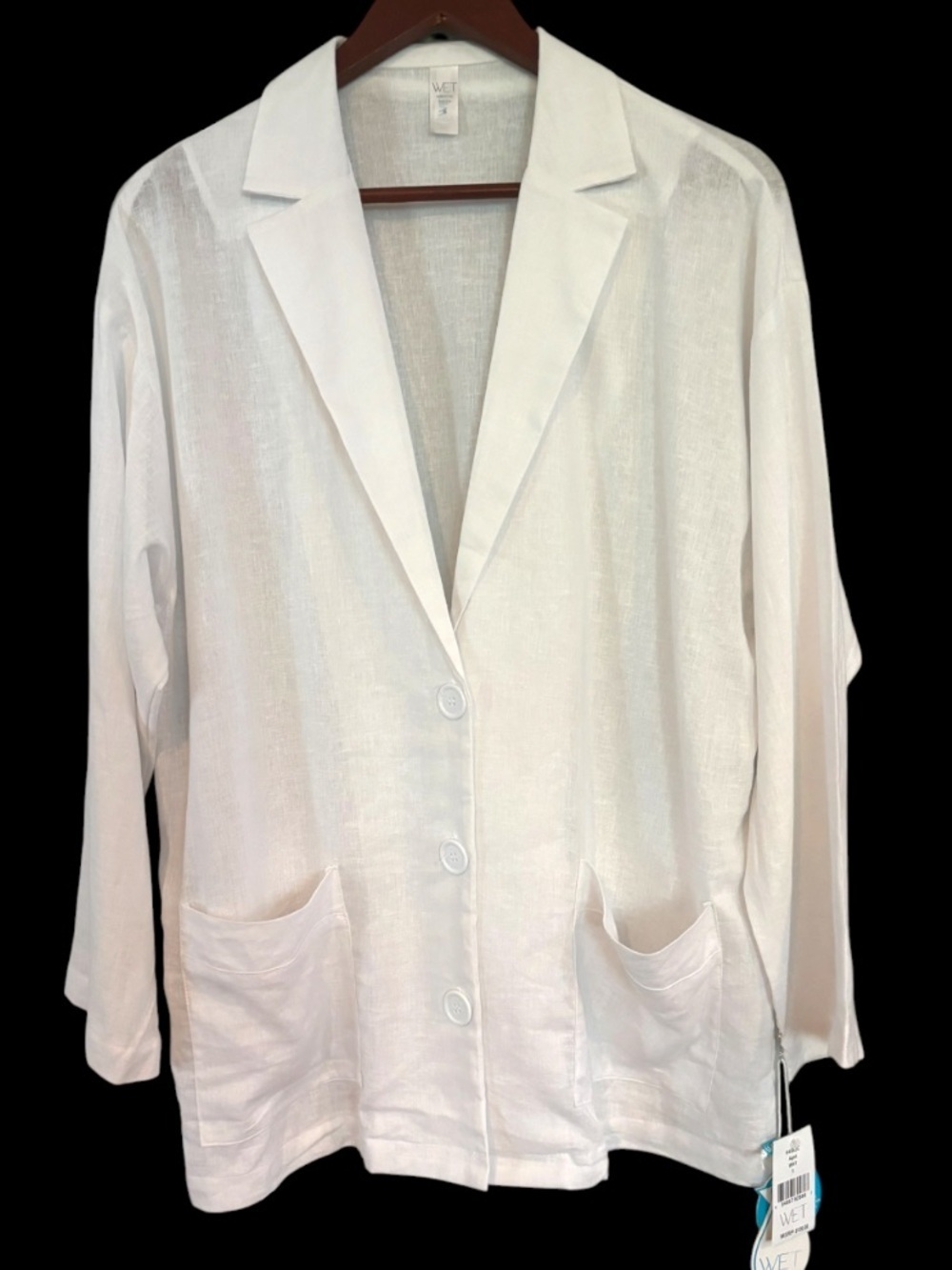 WET Swim Linen April Cover Up NWT
